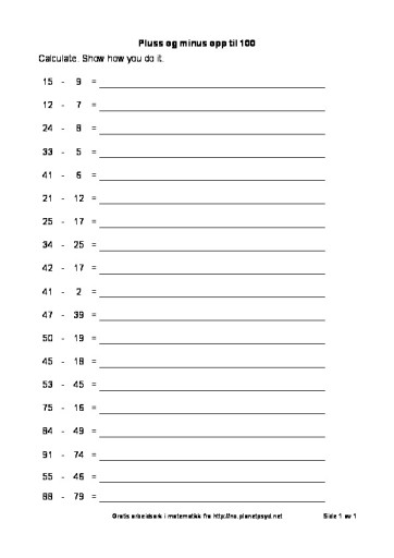 Calculate minus between smaller and bigger numbers – Planetpsyd