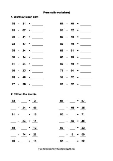 Crossword math puzzles for 4th grade - Planetpsyd