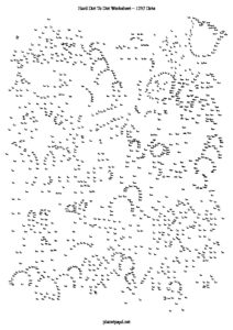 Hard Dot To Dots Worksheet With 1257points Planet Psyd