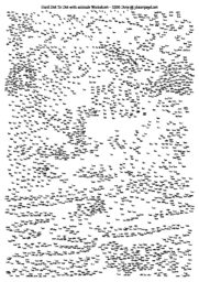 Extreme Dot To Dot Printable Animal 48 Dots Planet Psyd